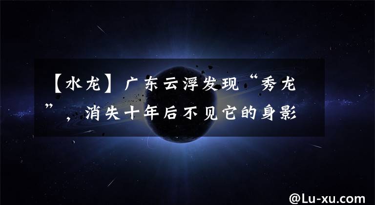 【水龙】广东云浮发现“秀龙”，消失十年后不见它的身影，不挑食，喜欢吃小动物。文章配图