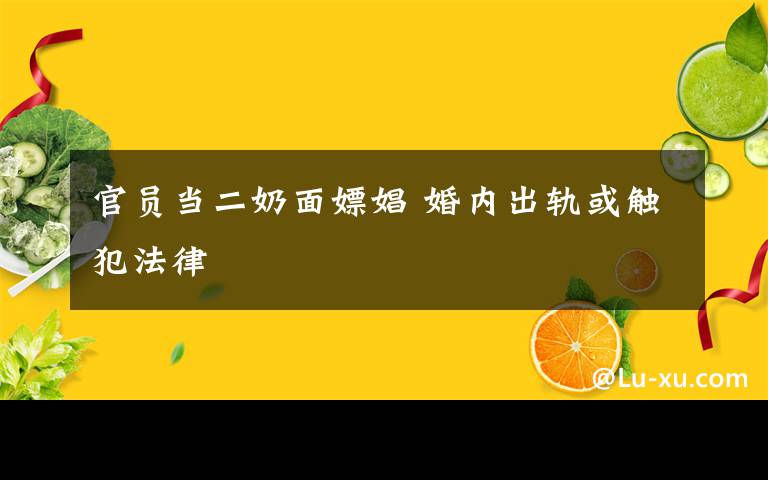 官员当二奶面嫖娼 婚内出轨或触犯法律