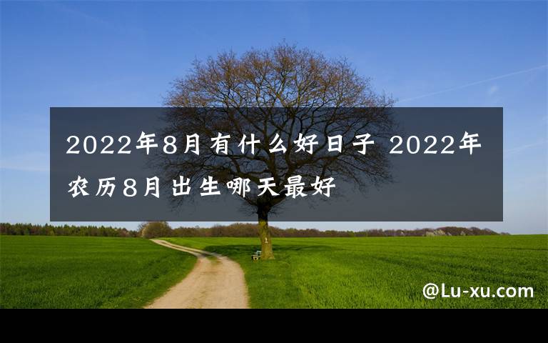 2022年8月有什么好日子 2022年农历8月出生哪天最好