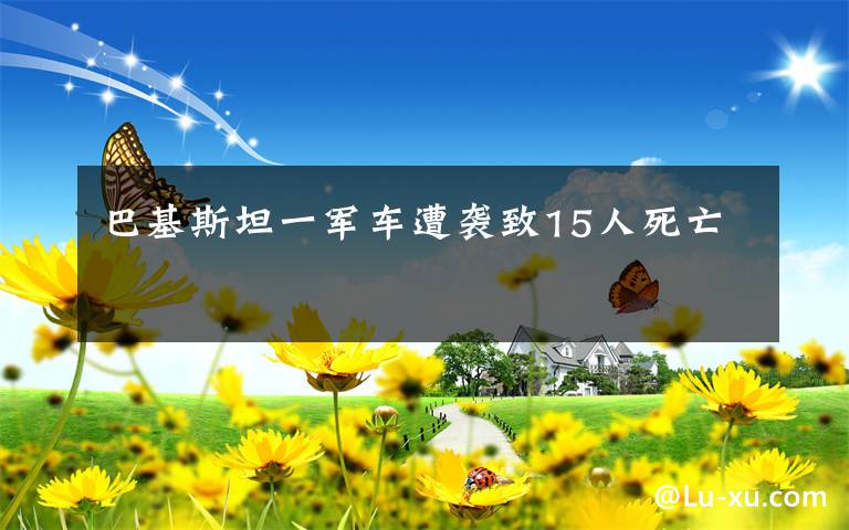 巴基斯坦一军车遭袭致15人死亡