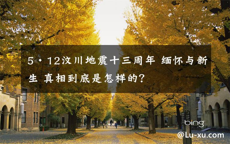 5·12汶川地震十三周年 缅怀与新生 真相到底是怎样的？