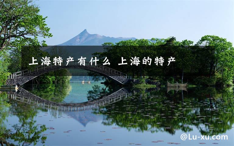 上海特产有什么 上海的特产文章配图