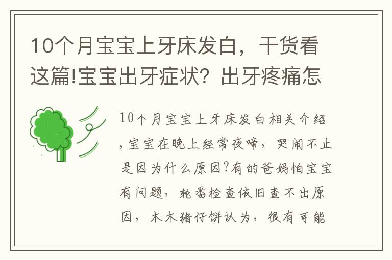 10个月宝宝上牙床发白，干货看这篇!宝宝出牙症状？出牙疼痛怎么帮助他？