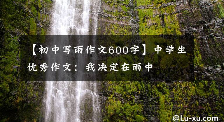 【初中写雨作文600字】中学生优秀作文：我决定在雨中