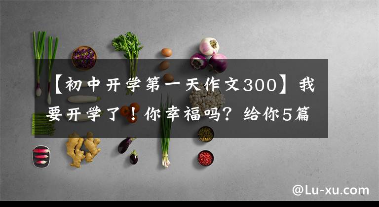 【初中开学第一天作文300】我要开学了！你幸福吗？给你5篇《开学的第一天》作文范文