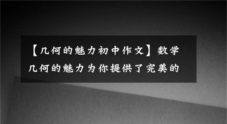 【几何的魅力初中作文】数学几何的魅力为你提供了完美的解释。