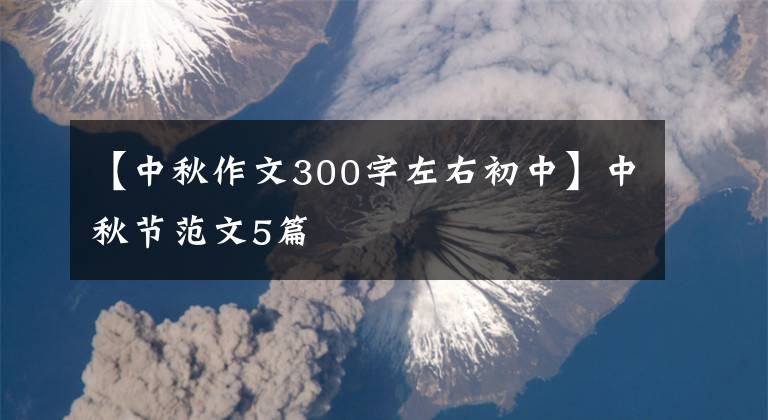 【中秋作文300字左右初中】中秋节范文5篇