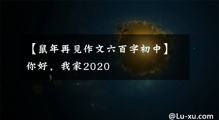 【鼠年再见作文六百字初中】你好，我家2020