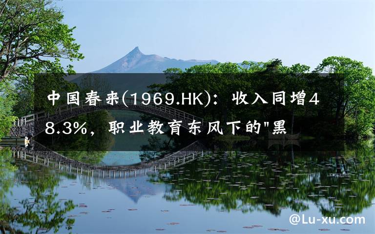 中国春来(1969.HK)：收入同增48.3%，职业教育东风下的"黑马