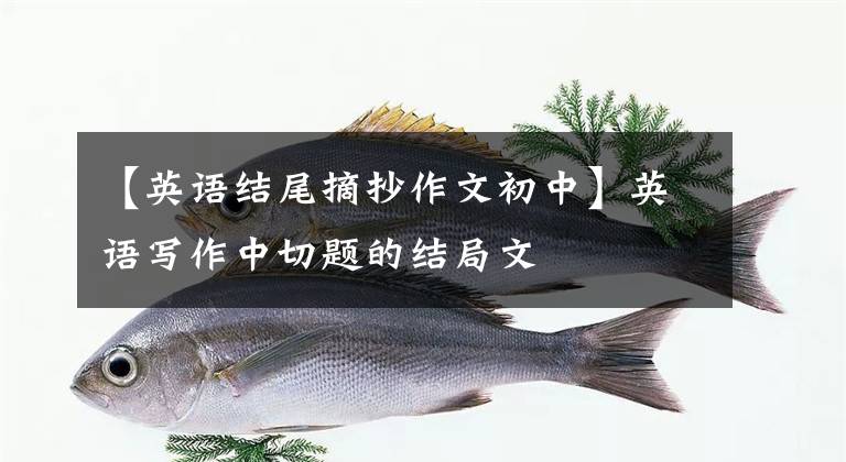 【英语结尾摘抄作文初中】英语写作中切题的结局文文章配图