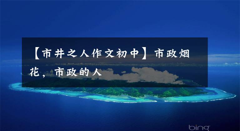 【市井之人作文初中】市政烟花，市政的人