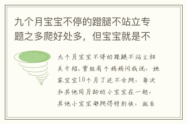 九个月宝宝不停的蹬腿不站立专题之多爬好处多，但宝宝就是不爬怎么办？要尊重宝宝的个性发展