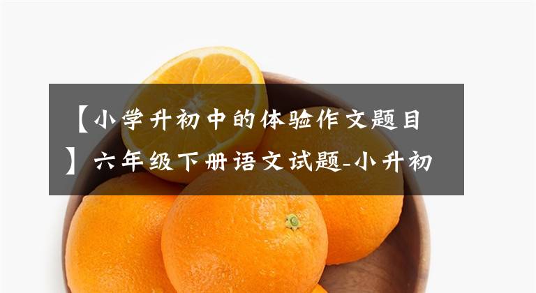 【小学升初中的体验作文题目】六年级下册语文试题-小升初常见的作文题目全国通用。