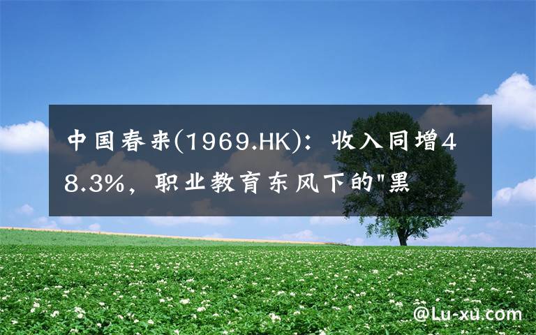 中国春来(1969.HK)：收入同增48.3%，职业教育东风下的"黑马