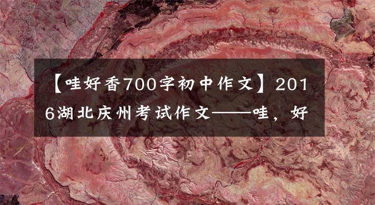 【哇好香700字初中作文】2016湖北庆州考试作文——哇，好香
