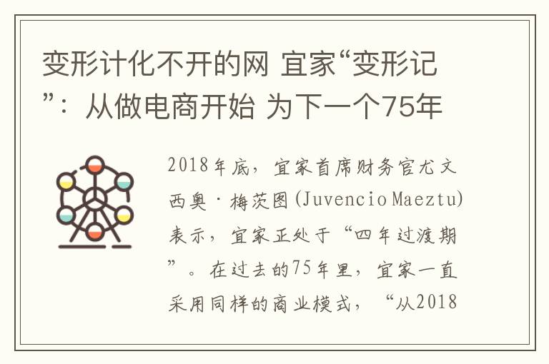 变形计化不开的网 宜家“变形记”：从做电商开始 为下一个75年作准备