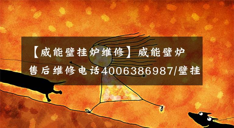 【威能壁挂炉维修】威能壁炉售后维修电话4006386987/壁挂炉全国维修服务中心