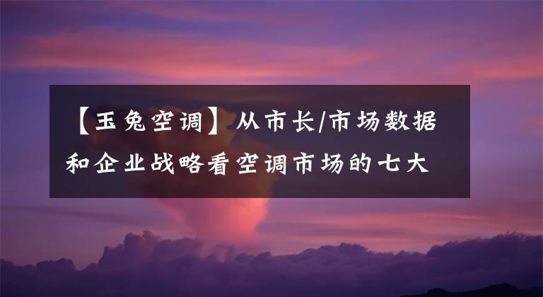 【玉兔空调】从市长/市场数据和企业战略看空调市场的七大冷热对比文章配图