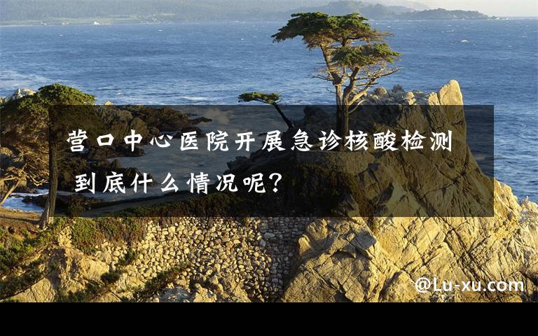 营口中心医院开展急诊核酸检测 到底什么情况呢？文章配图