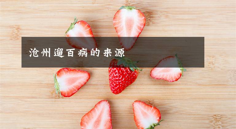 沧州遛百病的来源文章配图
