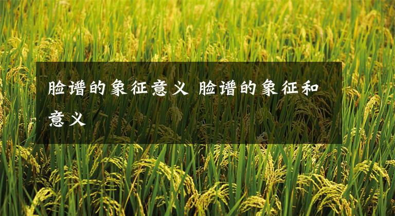 脸谱的象征意义 脸谱的象征和意义文章配图