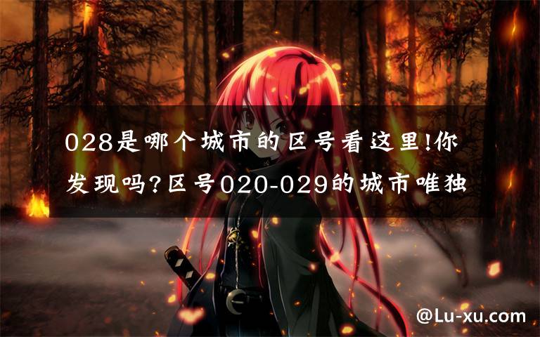 028是哪个城市的区号看这里!你发现吗?区号020-029的城市唯独没有026?文章配图