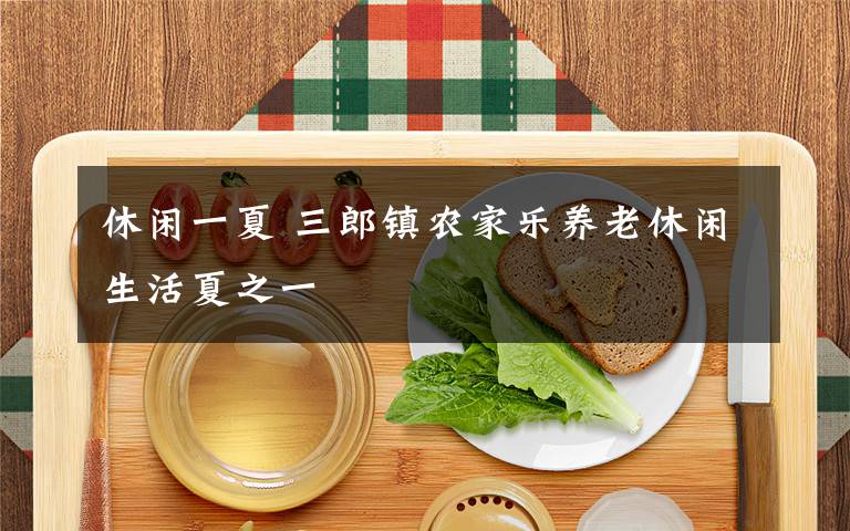 休闲一夏 三郎镇农家乐养老休闲生活夏之一文章配图