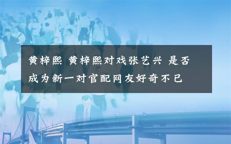 黄梓熙 黄梓熙对戏张艺兴 是否成为新一对官配网友好奇不已