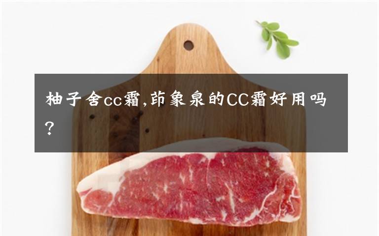 柚子舍cc霜,茚象泉的CC霜好用吗？