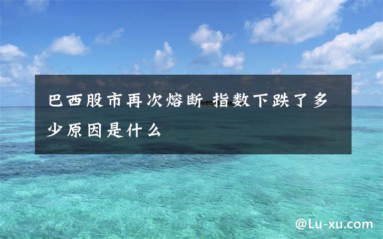 巴西股市再次熔断 指数下跌了多少原因是什么