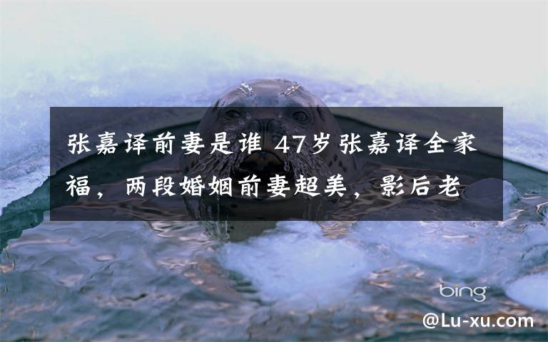 张嘉译前妻是谁 47岁张嘉译全家福，两段婚姻前妻超美，影后老婆像马伊琍文章配图