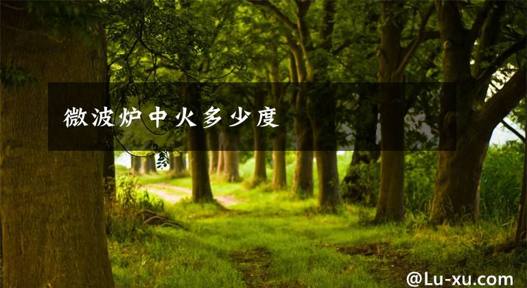 微波炉中火多少度文章配图