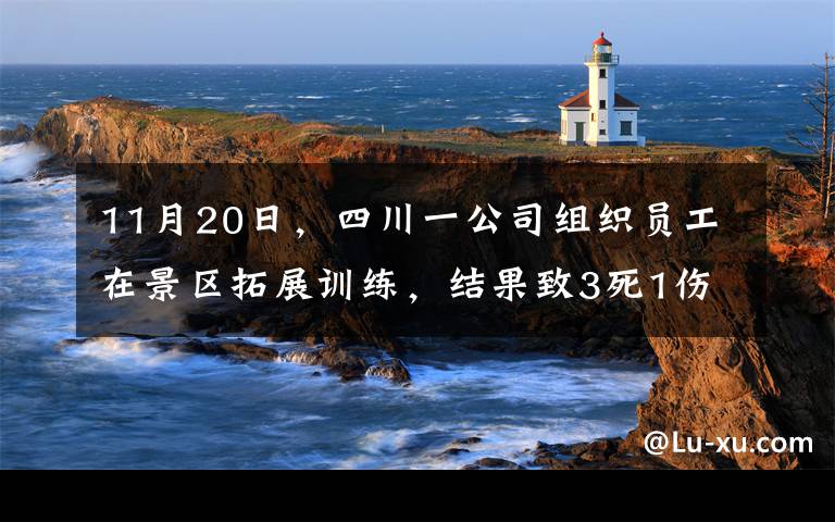 11月20日，四川一公司组织员工在景区拓展训练，结果致3死1伤，现场画面曝光令人痛心。