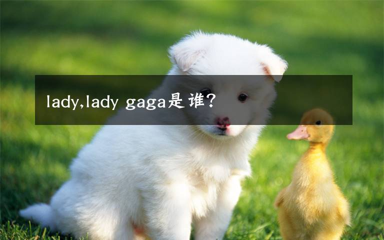 lady,lady gaga是谁？