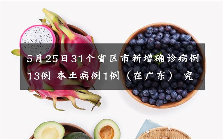 5月25日31个省区市新增确诊病例13例 本土病例1例（在广东） 究竟发生了什么?