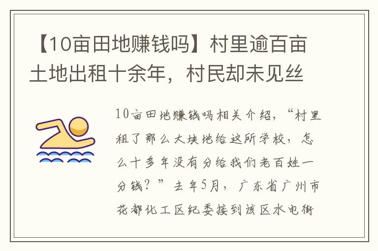 【10亩田地赚钱吗】村里逾百亩土地出租十余年，村民却未见丝毫租金，钱呢？