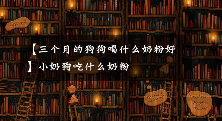 【三个月的狗狗喝什么奶粉好】小奶狗吃什么奶粉文章配图
