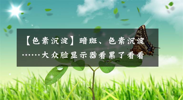 【色素沉淀】暗斑、色素沉淀……大众脸显示器看累了看看专业显示器