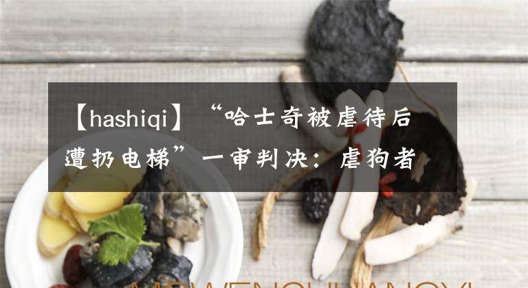 【hashiqi】“哈士奇被虐待后遭扔电梯”一审判决：虐狗者盗窃罪成立，拘役3个月并处罚金3000元