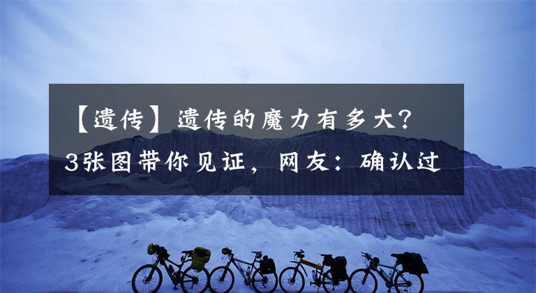 【遗传】遗传的魔力有多大？3张图带你见证，网友：确认过姿势，是亲生的