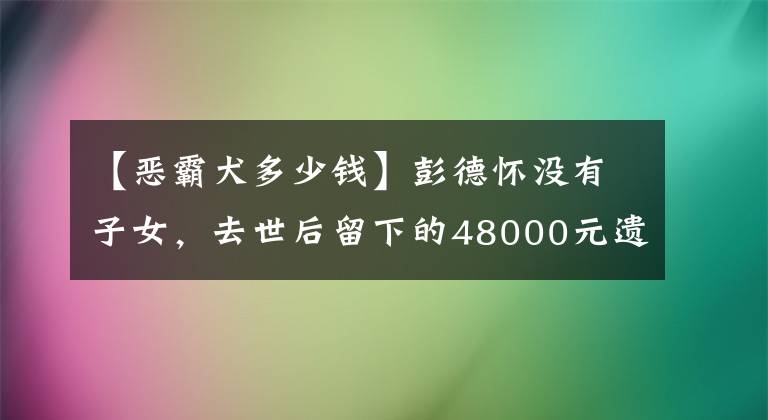 【恶霸犬多少钱】彭德怀没有子女，去世后留下的48000元遗产，浦安修分给了11个人