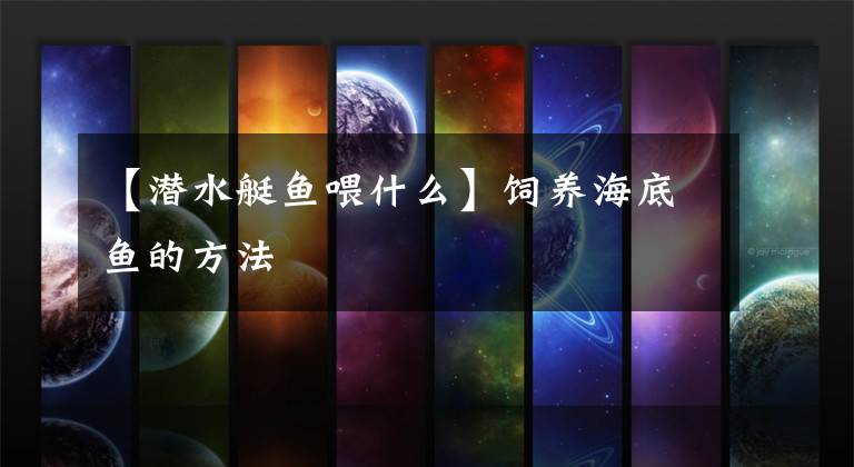 【潜水艇鱼喂什么】饲养海底鱼的方法文章配图