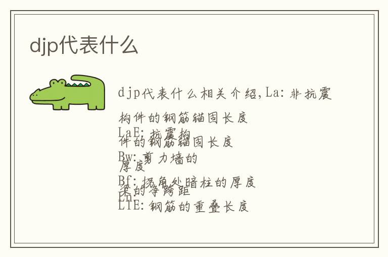 djp代表什么