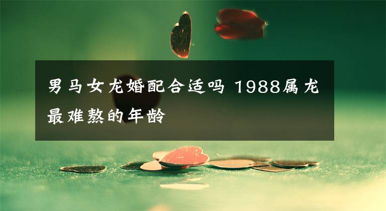 男马女龙婚配合适吗 1988属龙最难熬的年龄