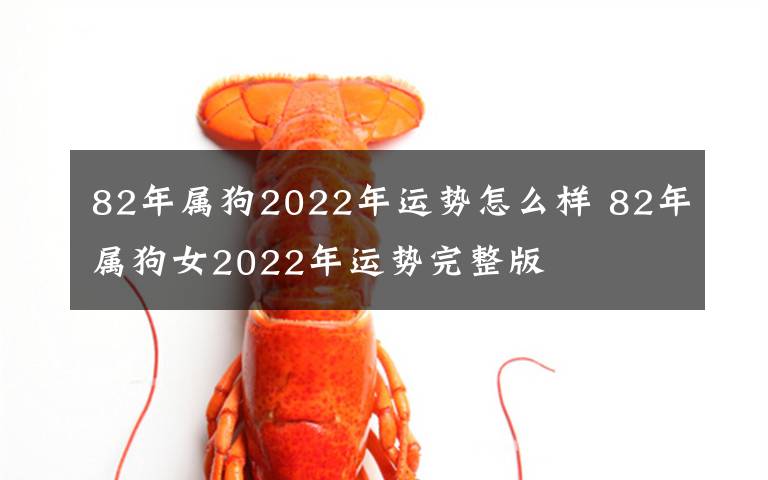 82年属狗2022年运势怎么样 82年属狗女2022年运势完整版