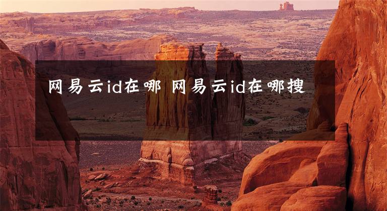 网易云id在哪 网易云id在哪搜文章配图