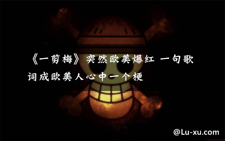 《一剪梅》突然欧美爆红 一句歌词成欧美人心中一个梗文章配图