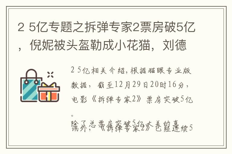 2 5亿专题之拆弹专家2票房破5亿，倪妮被头盔勒成小花猫，刘德华熟练安假肢