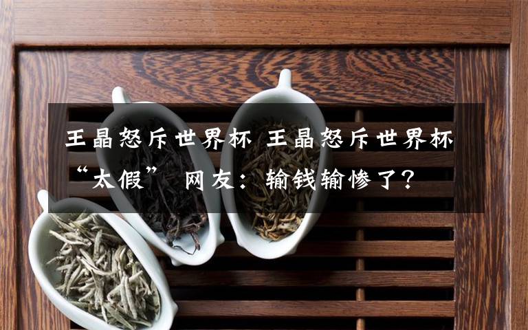 王晶怒斥世界杯 王晶怒斥世界杯“太假” 网友：输钱输惨了？文章配图