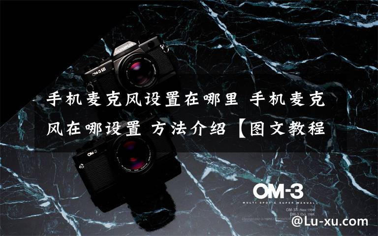手机麦克风设置在哪里 手机麦克风在哪设置 方法介绍【图文教程】文章配图